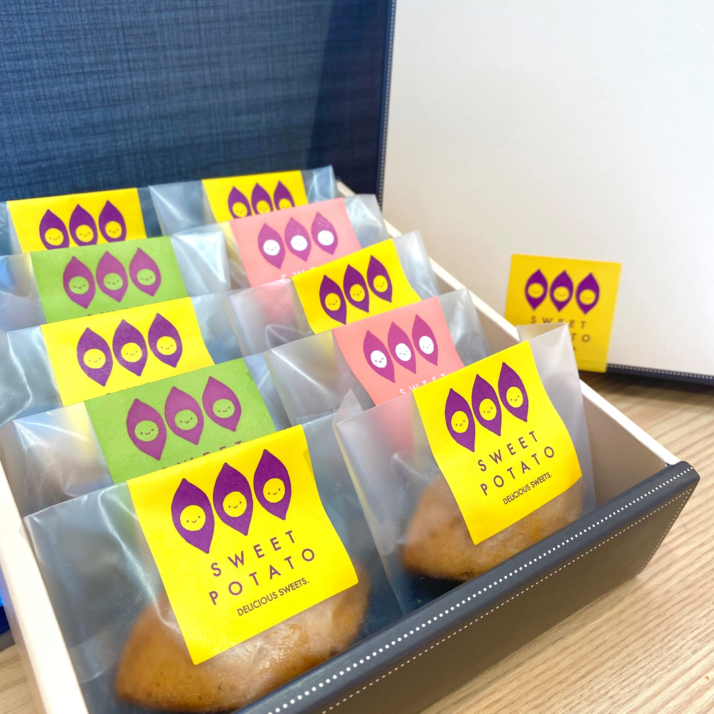 スイートポテト 10個セット(プレーン6個・抹茶2個・いちご2個)